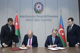 Ceyhun Bayramovla İordaniya Baş nazirinin müavini arasında geniştərkibli görüş keçirilib - FOTO  - YENİLƏNİB 