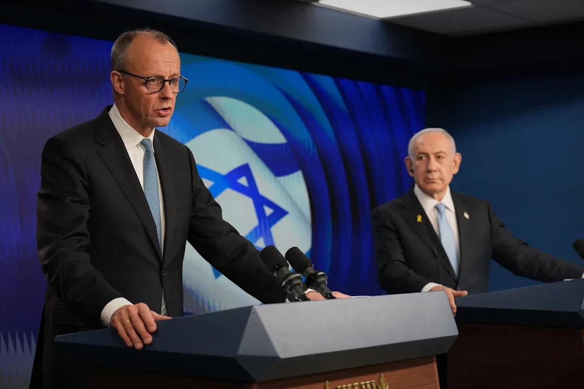 Almaniya kansleri Fridrix Merz və İsrailin Baş naziri Benyamin Netanyahu