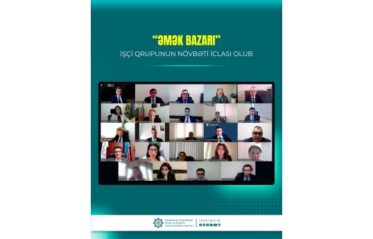 Əmək bazarı işçi qrupunun növbəti iclası keçirilib