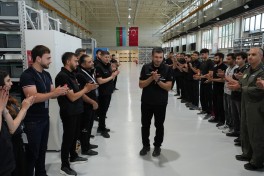 Selçuk Bayraktar Azərbaycandakı “Bayraktar” istehsalat müəssisələrində olub
