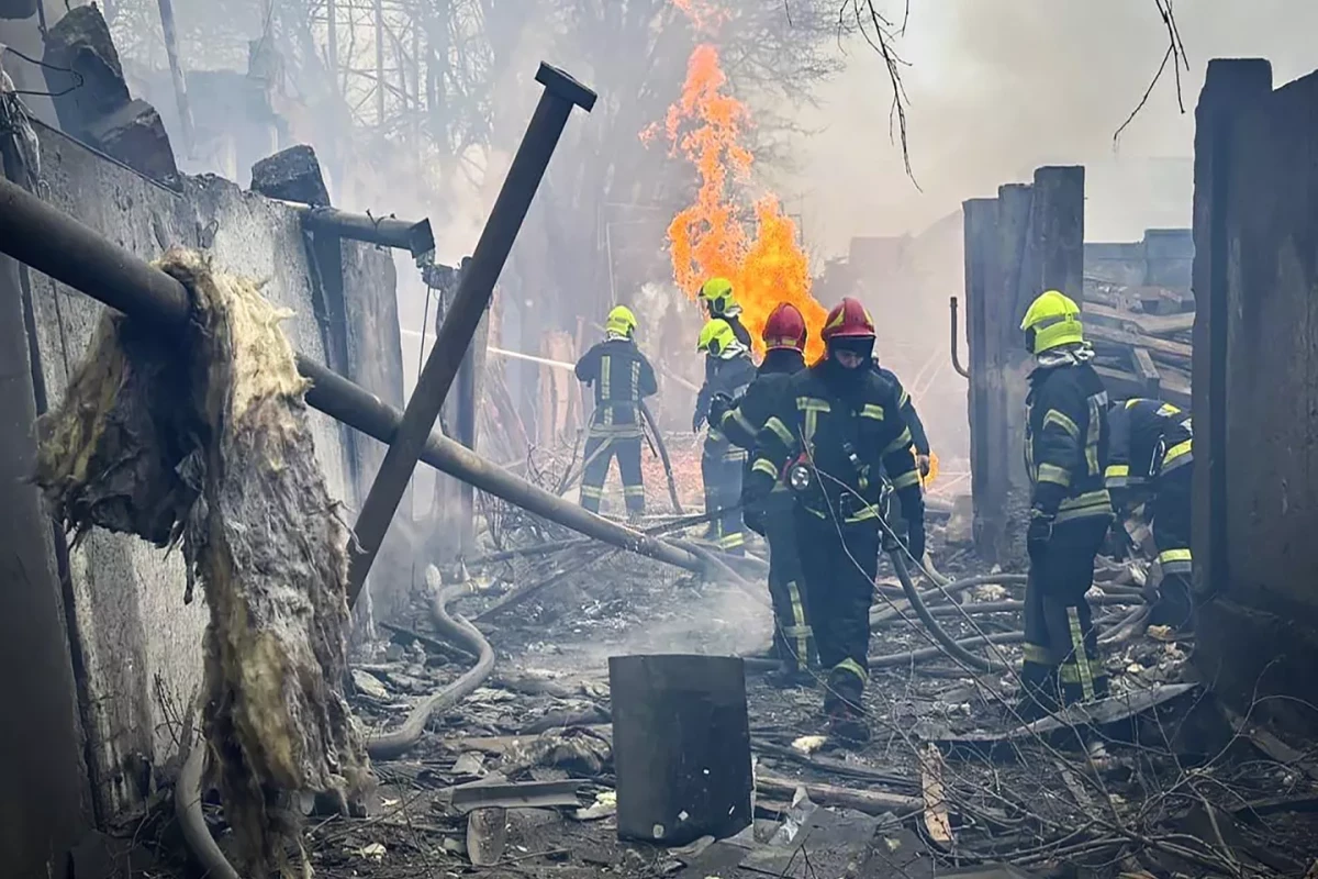 Russia launched a missile strike on Odesa - two dead, one wounded