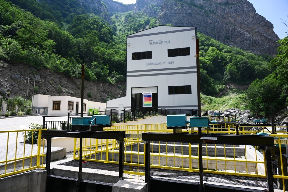 Laçında Hoçaz çayının üzərində yerləşən su elektrik stansiyalarının açılışı olub