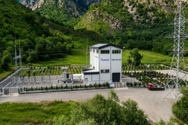 Laçında Hoçaz çayının üzərində yerləşən su elektrik stansiyalarının açılışı olub