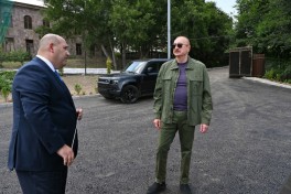 Prezident İlham Əliyev Xocavənd rayonunun Quzeyxırman kəndində olub - FOTO 