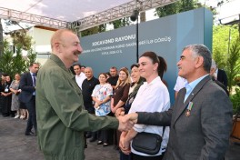 Prezident İlham Əliyev Xocavənd rayonunun Quzeyxırman kəndində olub - FOTO 