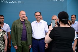 Prezident İlham Əliyev Xocavənd rayonunun Quzeyxırman kəndində olub - FOTO 