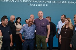 Prezident İlham Əliyev Xocavənd rayonunun Quzeyxırman kəndində olub - FOTO 