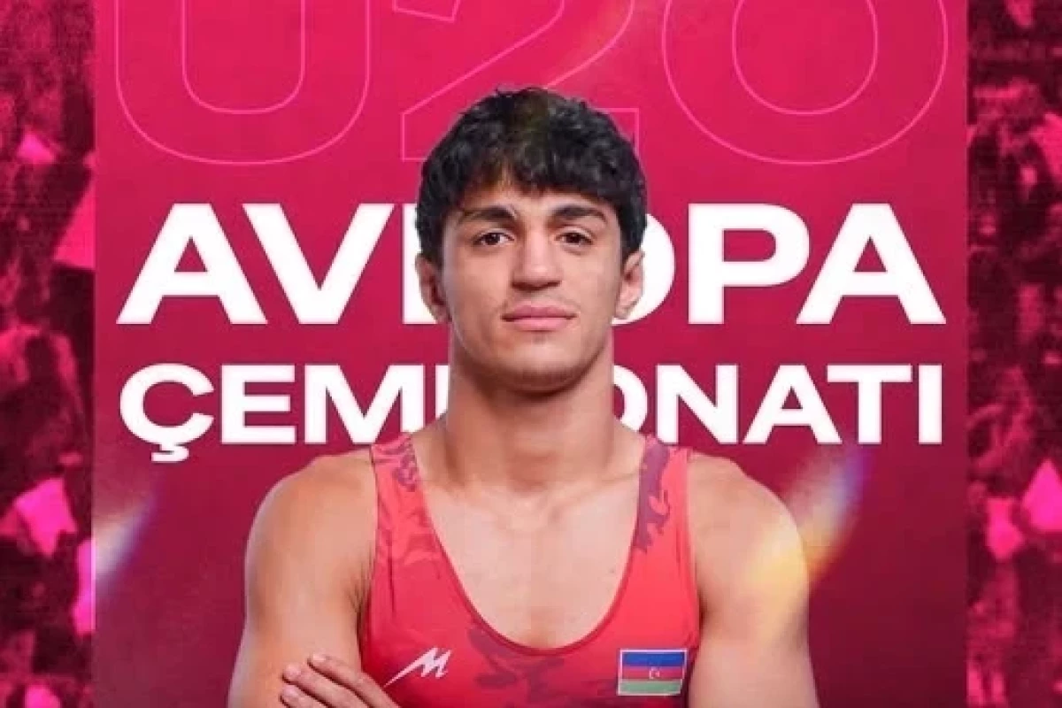Azərbaycanın güləşçisi U-20 Avropa çempionatında qızıl medal qazanıb