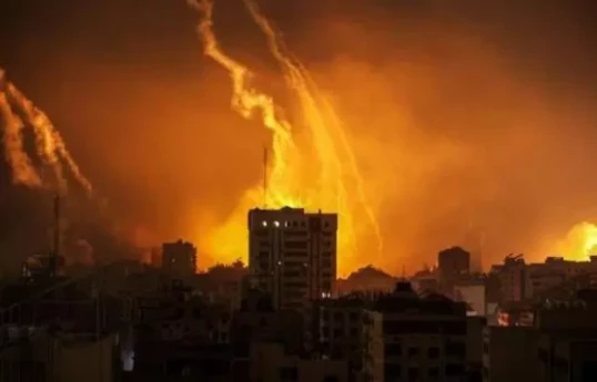 İsrail Qəzzada HAMAS-ın hərbi obyektini vurub