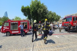 FHN  “İçərişəhər” Dövlət Tarix-Memarlıq Qoruğu İdarəsi ilə birgə təlim keçirib - FOTO  - VİDEO 