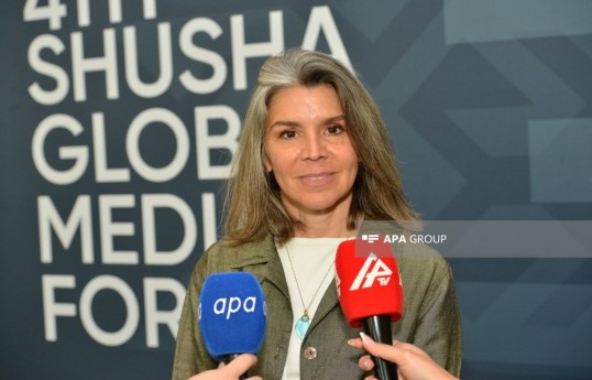 Uruqvaydan olan jurnalist Maria Eugenia Rodriguez