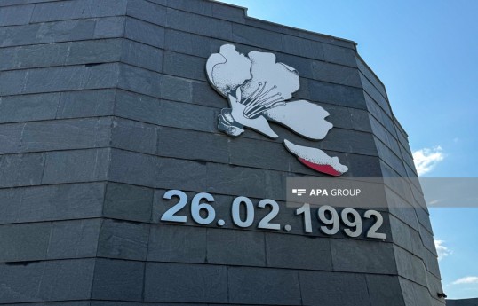 IV Şuşa Qlobal Media Forumunun iştirakçıları Xocalı Soyqırımı Memorialını ziyarət edib - FOTO 