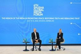 Prezident İlham Əliyevin iştirakı ilə IV Şuşa Qlobal Media Forumu başlayıb - CANLI 