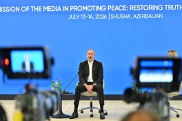 Prezident İlham Əliyevin iştirakı ilə IV Şuşa Qlobal Media Forumu başlayıb - CANLI 