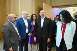 Prezident İlham Əliyev IV Şuşa Qlobal Media Forumunun açılışında iştirak edib - FOTO  - VİDEO  - YENİLƏNİB-1 