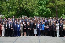Prezident İlham Əliyev IV Şuşa Qlobal Media Forumunun açılışında iştirak edib - FOTO  - VİDEO  - YENİLƏNİB-1 