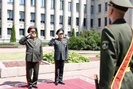Azərbaycan Ordusunun Baş Qərargah rəisi Belarusda rəsmi səfərdədir - FOTO 