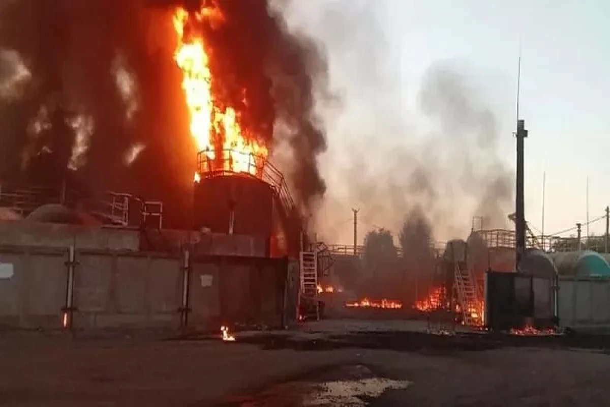 Ukrayna qüvvələri Afipski Neft Emalı Zavoduna zərbə endirib