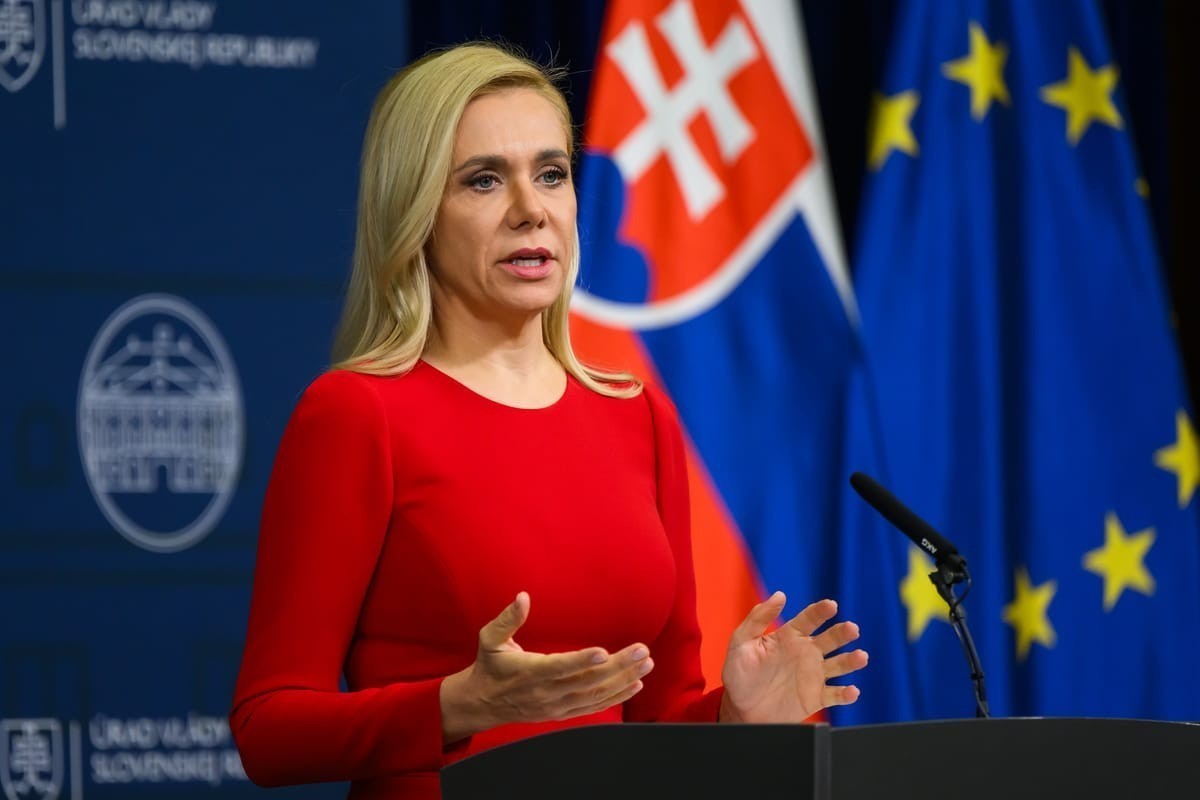 Slovak Economy Minister Denisa Saková