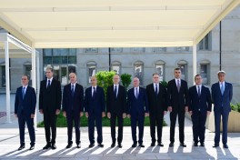 Slovakiya Prezidenti Peter Pelleqrininin Şuşada rəsmi qarşılanma mərasimi olub