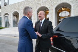 Prezident İlham Əliyevin adından Xankəndidə Slovakiya Prezidentinin şərəfinə rəsmi nahar verilib - FOTO 