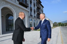 Prezident İlham Əliyevin adından Xankəndidə Slovakiya Prezidentinin şərəfinə rəsmi nahar verilib - FOTO 