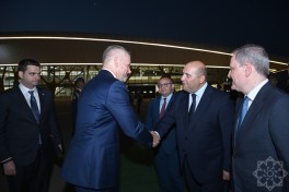 Slovakiya Prezidenti Füzuli aeroportundan təyyarə ilə Bakı şəhərinə yola düşüb - FOTO 