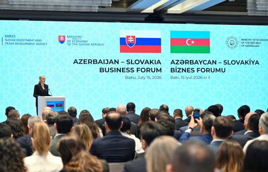 Bakıda Azərbaycan-Slovakiya biznes forumu keçirilib - FOTO  - YENİLƏNİB 