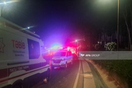 Biləcəridə dizel daşıyan yük avtomobili yanıb - FOTO 