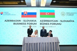 Bakıda Azərbaycan-Slovakiya biznes forumu keçirilib - FOTO  - YENİLƏNİB 