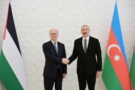 Prezident İlham Əliyev Fələstinin Baş nazirini qəbul edib