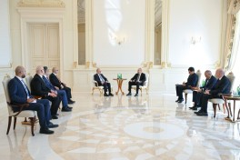 Prezident İlham Əliyev Fələstinin Baş nazirini qəbul edib