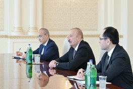 Prezident İlham Əliyev “John Deere” şirkətinin nümayəndə heyətini qəbul edib