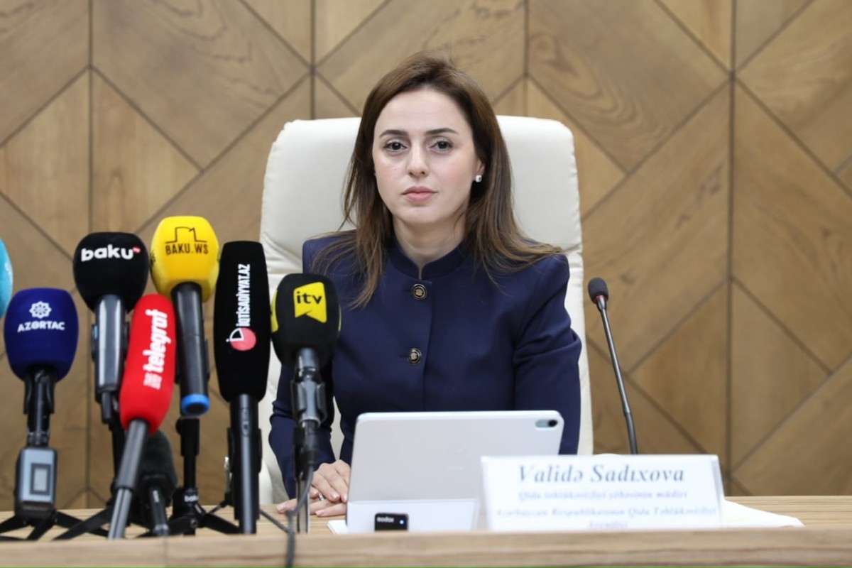 Qida Təhlükəsizliyi Agentliyinin (AQTA) Qida təhlükəsizliyi şöbəsinin müdiri Validə Sadıxova