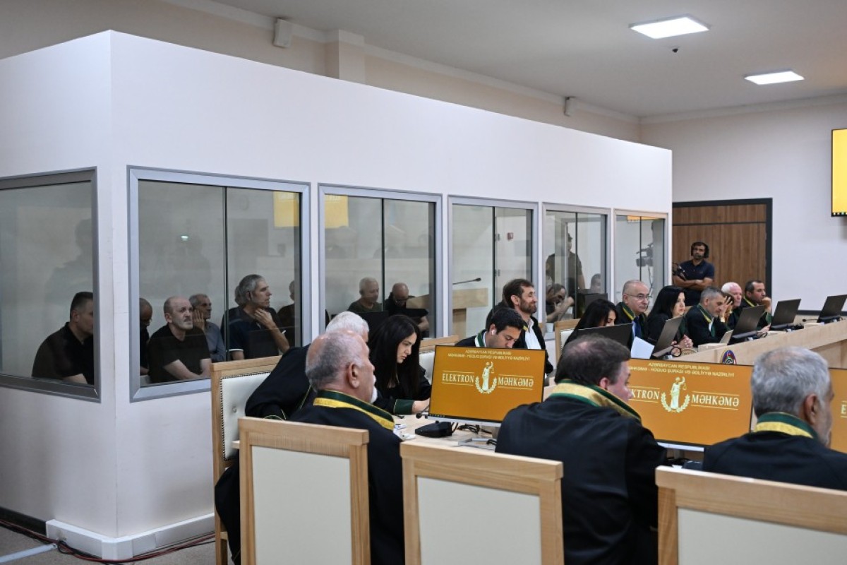Ermənistan vətəndaşlarının şikayətləri üzrə apellyasiya məhkəməsində təqsirləndirilən şəxslərin çıxışları başa çatıb