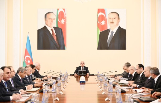 Nazirlər Kabinetində əhalinin  siyahıyaalınmasına dair iclas keçirilib - YENİLƏNİB 