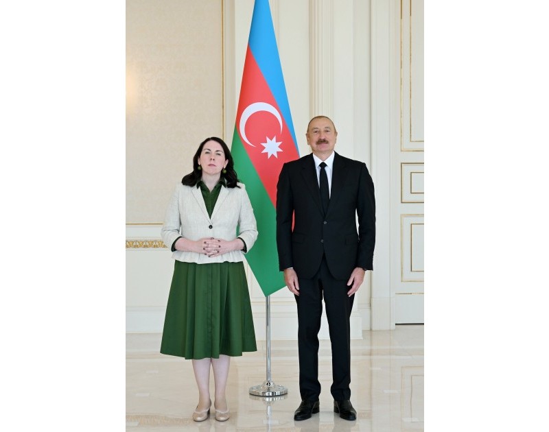 Azərbaycan Prezidenti İrlandiyanın yeni səfirinin etimadnaməsini qəbul edib