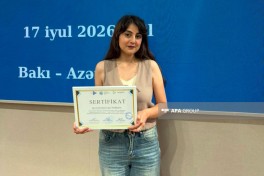 “Mediada Azərbaycan dili” təlimləri yekunlaşıb, sertifikatlar təqdim olunub
