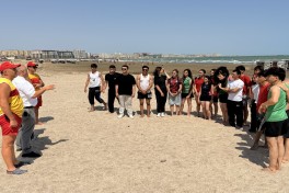 FHN çimərliklərdə silsilə maarifləndirmə tədbirləri keçirib - FOTO