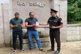 Azad olunmuş ərazilərdə vətəndaşlar yanğın təhlükəsizliyi ilə əlaqədar maarifləndirilir