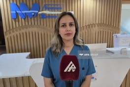 Naxçıvan Muxtar Respublika Xəstəxanasının Təcili tibbi yardım şöbəsinin növbətçi həkimi Əfruz Hüseynova