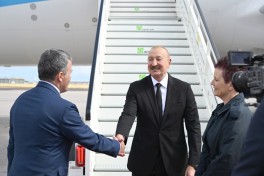 Azərbaycan Prezidenti İlham Əliyev Almaniyaya rəsmi səfərə gəlib