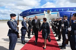Azərbaycan Prezidenti İlham Əliyev Almaniyaya rəsmi səfərə gəlib