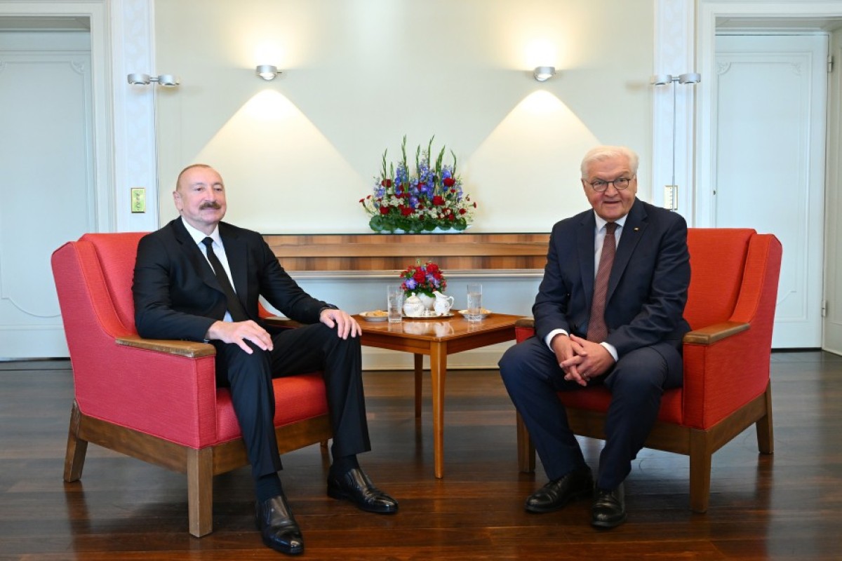 Azərbaycan Respublikasının Prezidenti İlham Əliyev və Almaniya Federativ Respublikasının Prezidenti Frank-Valter Ştaynmayer