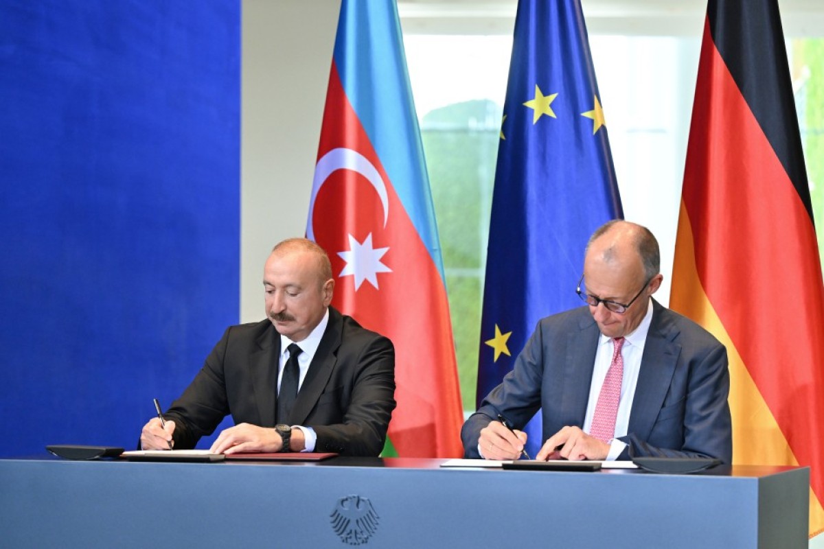 Azərbaycanla Almaniya arasında Birgə Bəyannamə imzalanıb- <span class="red_color">YENİLƏNİB
