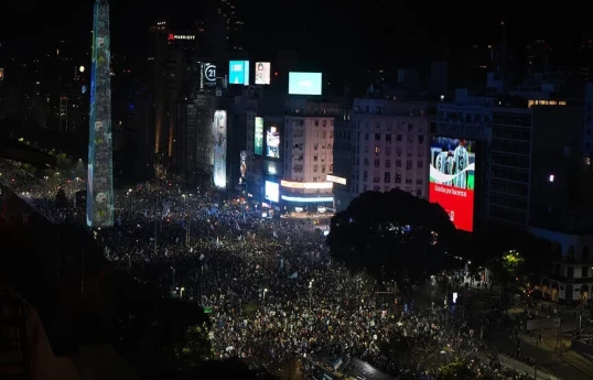 Argentinada Dünya Kubokunun finalından sonra baş verən iğtişaşlarda 15 nəfər saxlanılıb