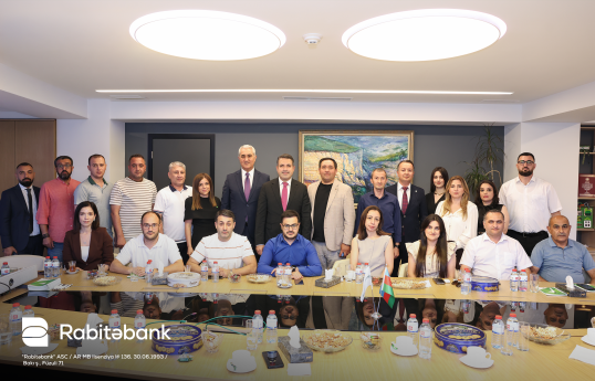 Rabitəbank Milli Mətbuat Günü münasibətilə media nümayəndələri ilə görüş keçirib