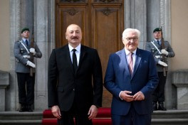 Azərbaycan və Almaniya prezidentlərinin təkbətək görüşü keçirilib - YENİLƏNİB