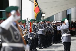 ​​​​​​​Azərbaycan Prezidentinin Berlində rəsmi qarşılanma mərasimi keçirilib