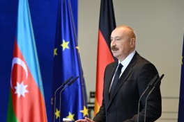 Prezident İlham Əliyev və Federal Kansler Fridrix Merts mətbuata bəyanatlarla çıxış ediblər - YENİLƏNİB 